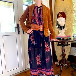 Free People brown corduroy jacket/blazer XS